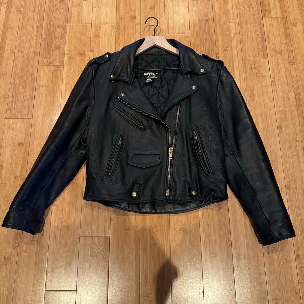 Vintage Leather Motorcycle Jacket vintage size 14